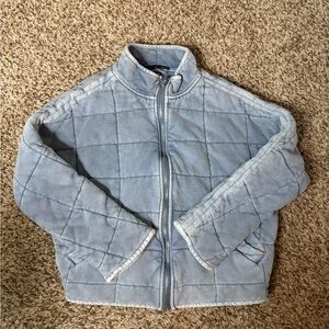 BLACK TAPE Quilted
Mock-Neck Bomber Jacket
